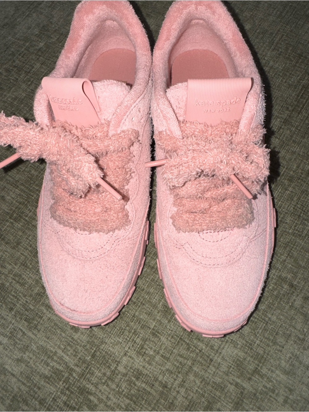 Kate Spade New York K As In Kate Pink Suede Runner Sneakers 8 - Picture 9 of 14
